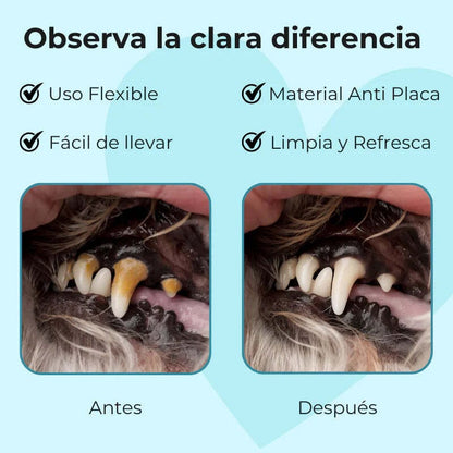 Toallitas Dentales Premium para Perros Limpia y Desinfecta